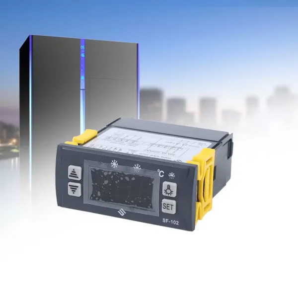 Cyfrowy regulator temperatury Inteligentny regulator temperatury -45～+45℃ z czujnikiem temperatury 220V