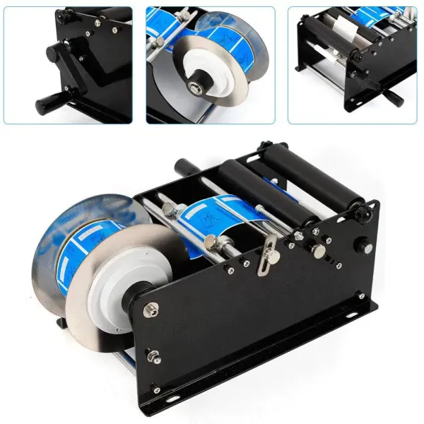 220 V Mała etykieciarka MT-30 15-120 mm Maszyna do etykietowania okrągłych puszek