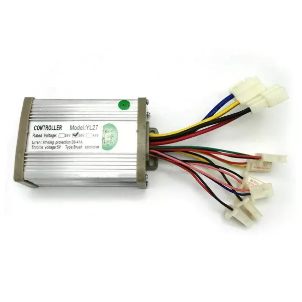 Szczotkowy silnik elektryczny ze sterownikiem i pedałem Zestaw do konwersji roweru elektrycznego 36V DC 800W