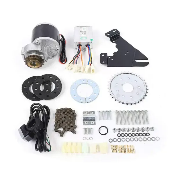 Zestaw do konwersji roweru elektrycznego 24V 350W zestaw do konwersji roweru elektrycznego z silnikiem szczotkowym do średnicy piasty roweru